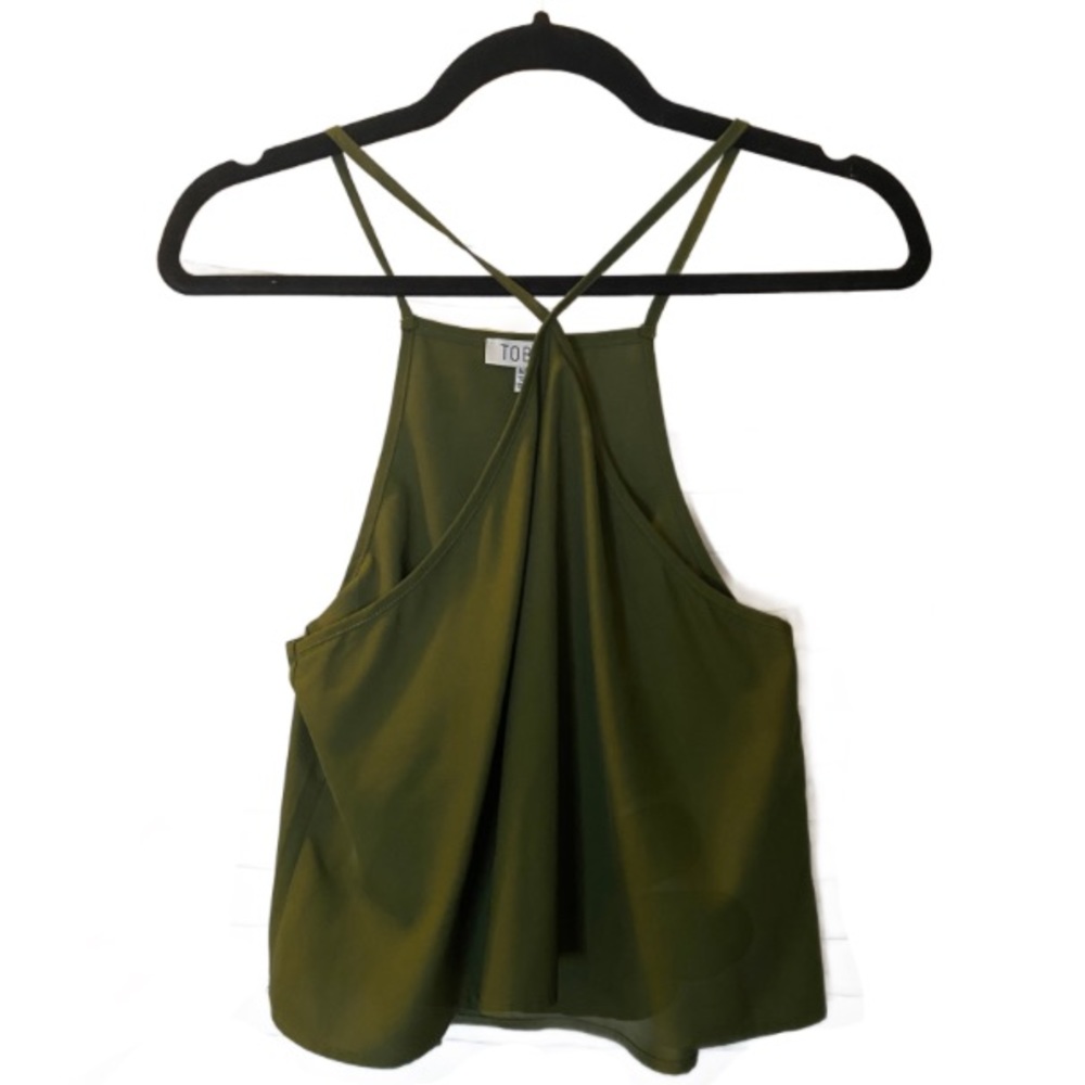 NWOT TOBI Olive Green Halter Neck Tank Top💚💚💚